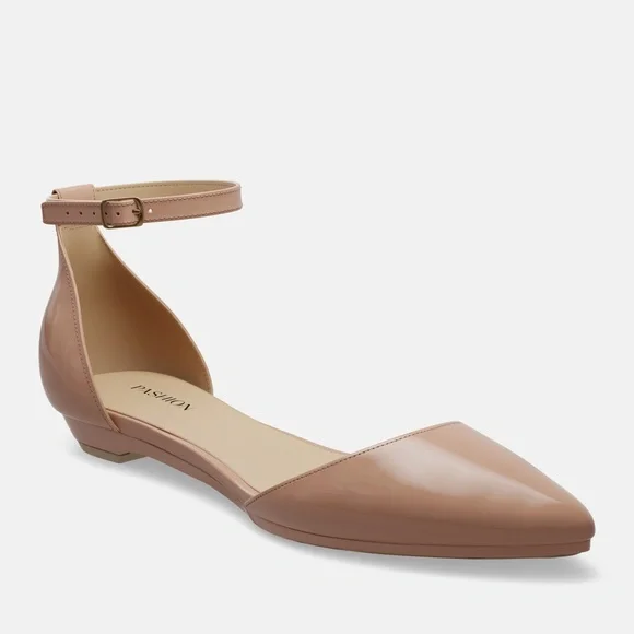 CONVERTIBLE HEEL - Pashion 1.0 The D'Orsay - Latte Patent Stiletto 4 inch - Picture 4 of 4